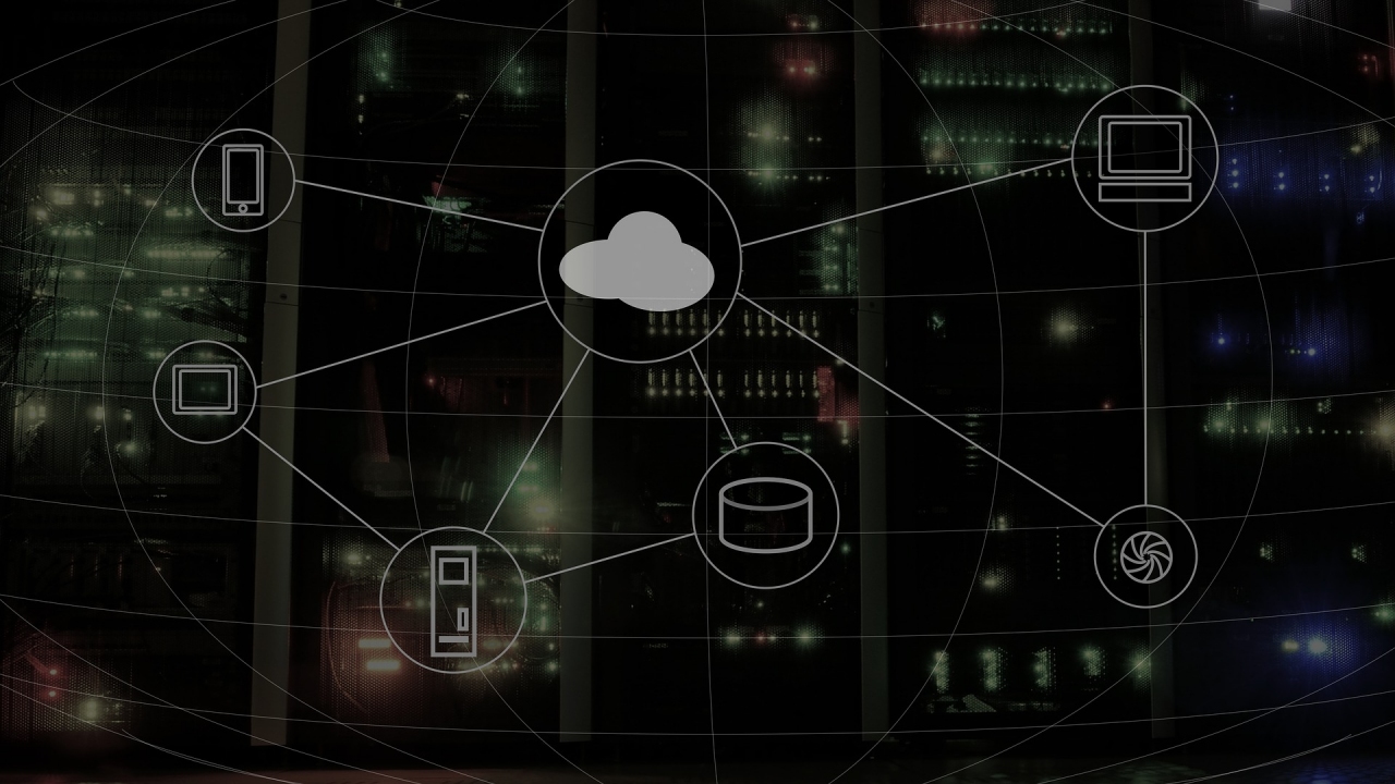 VPN service image - network interconnections drawing